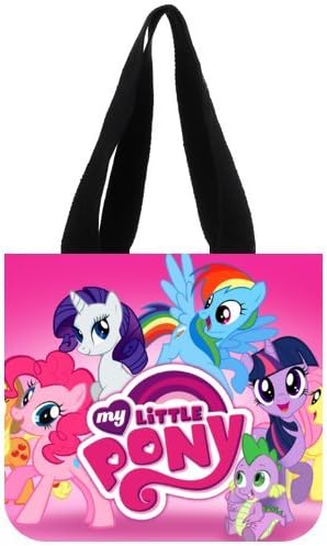 My Little Pony Custom Shopping Tote Bag Cotton Canvas Handbags Two Sides
