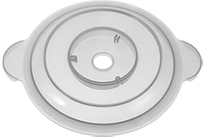 Milisten Anti-Splash 2l Meat Grinder Lid Replacement Plastic Cover for Kitchen Meat Mincer with Secure Fit