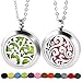 RoyAroma 2PCS Mini Cloud & Tree of Life Aromatherapy Essential Oil Diffuser Necklace Two Patterns Pendant Locket Jewelry,23.6
