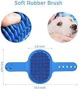 Tinioey Large Dog Paw Cleaner with Towels & Bath Brush view 5