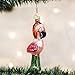 Old World Christmas Zoo and Wildlife Animals Glass Blown Ornaments for Christmas Tree Yard Flamingo