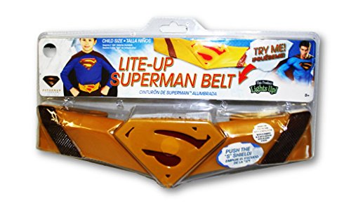 Lite-Up Superman Belt Costume Accessory ~ Youth Size 8+
