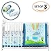 Luxurious Elephant Baby Crib Bedding Sets for Boys by Cocoon - Let Your Little One Sleep Like an Angel - Organic Cotton 3-Piece Nursery Set Including Fitted Sheet, Comforter & Crib Skirt (Set of 3)