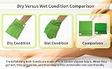 HMI Goldsangsa Korean Exfoliating Towel Mitts 4pcs Green Body Scrub view 5