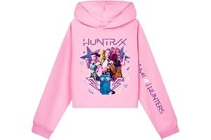SZRXKJ Unisex Child Pop Fashion Demon HuntersX Letters Print Long Sleeve Sweatshirt Graphic Hoodie