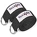 Yes4All Exercise Yoga Strap 8 feet with D-Ring Buckle for Stretching, Flexibility and Physical Therapy – Yoga Belt Strap Cotton (Black, Set of 2)