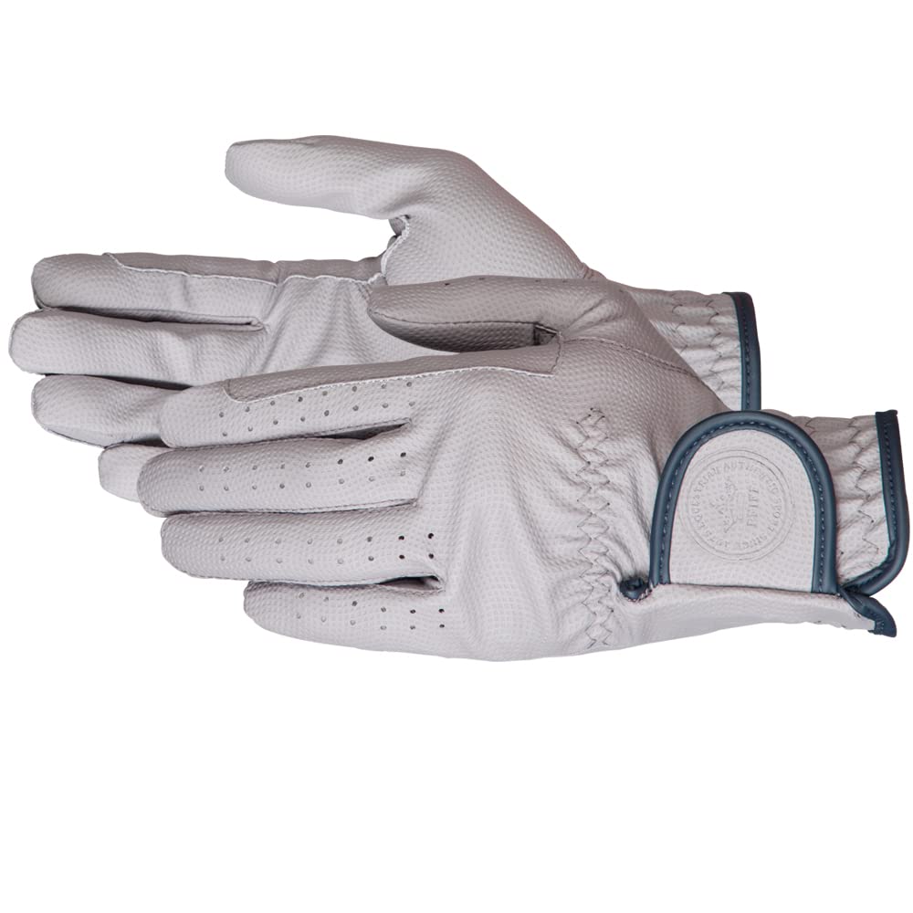 PFIFF Twin-Colour 102601 Riding Gloves Grey/Dark Blue 10