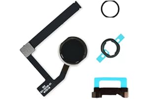 Dedyel Home Button Replacement for iPad mini 5 2019 7.9 inch A2133 A2124 A2125 A2126 Incl Flex Cable Connector -Black