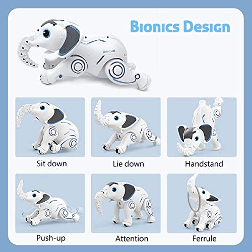 Remote Control Elephant Robot Toy for Kids RC Elephant Toys Gift