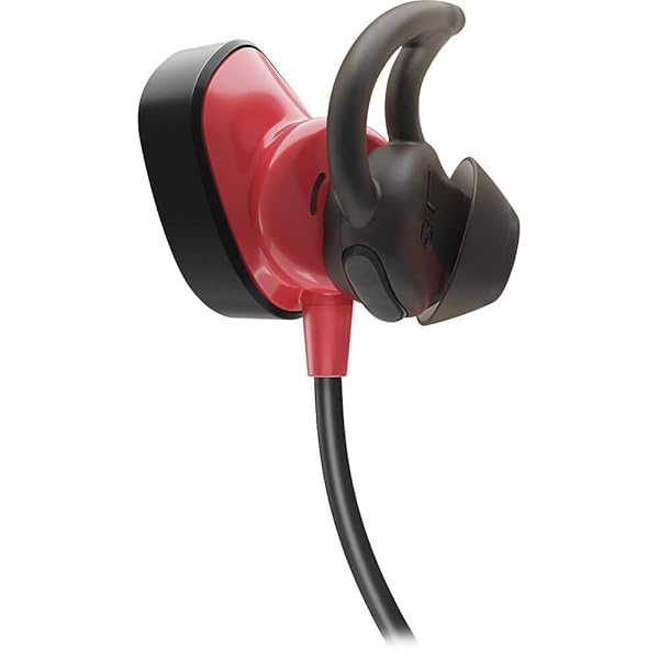 BOSE SOUNDSPORT PULSE WIRELESS HEADPHONES, POWER RED (WITH HEART RATE MONITOR)