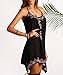 Women Strap Sleeveless Tribal Printed Mini Dress Casual Floral Beach Wear Mini Sundress Black