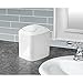 iDesign Una BPA-Free Plastic Countertop Waste Basket with Swing Lid - 6
