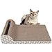 Old Tjikko Cat Scratch Pad,Scratcher with Catnip,Scratching Posts,Cat Toy Scratch Board Lounge with Bell-Ball (18.1