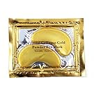 Cascove 10 Pairs Of Crystal Collagen Eye Mask Reduce Eye Wrinkles Bags & Dark Circles Under Eye Tired Anti Ageing Eyelid Moisture Pad Pads Patch Patches Crystal Face Gold/white