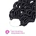 Curly Faux Locs Soft Hair Twist Braids Crochet Braiding Hair Braids Mambo Hair Extension 24Roots/Pack (12inch, 1B)