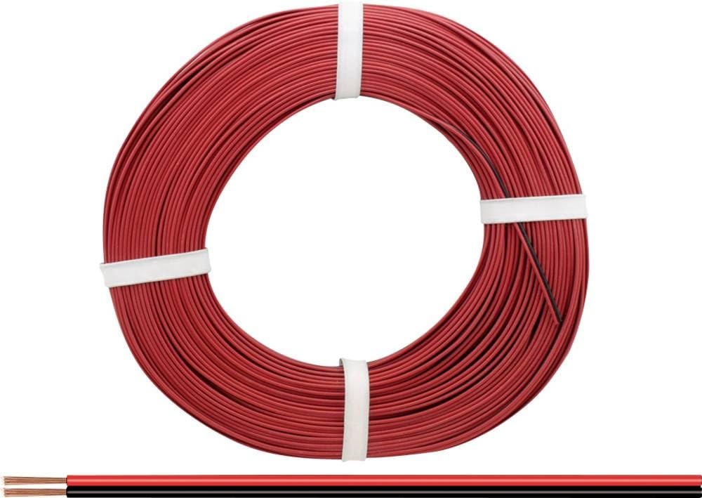 Donau Elektronik Double wire red-black 50m