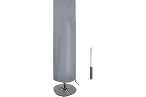 VAINLLEY Patio Umbrella Cover Outdoor Umbrella Cover with Rod Waterproof Durable Cantilever Offset Umbrella Cover with Zipper for 9 ft to 13 ft Offset Umbrella