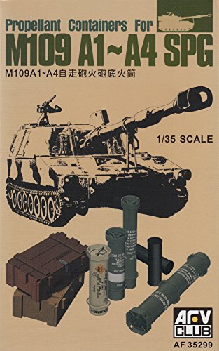 AFV35299 1:35 AFV Club Propellant Containers for M109A1-A4 SPG [MODEL KIT ACCESSORY]