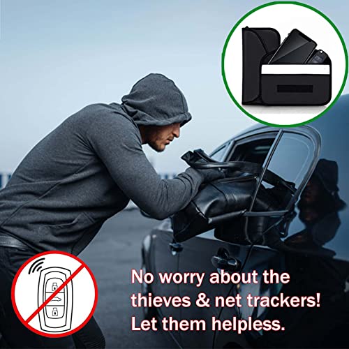 ONEVER Signal Blocking Bag, GPS RFID Faraday Bags for Phones Faraday