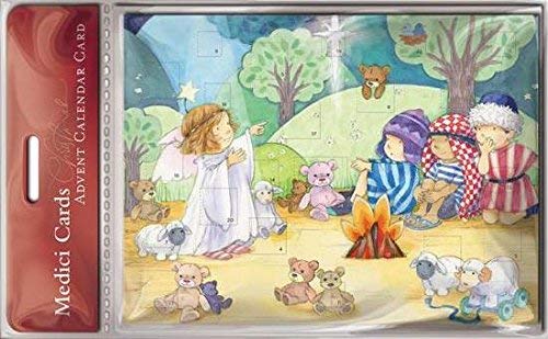 Medici Advent Calendar Card (MED0721) - Childrens Nativity