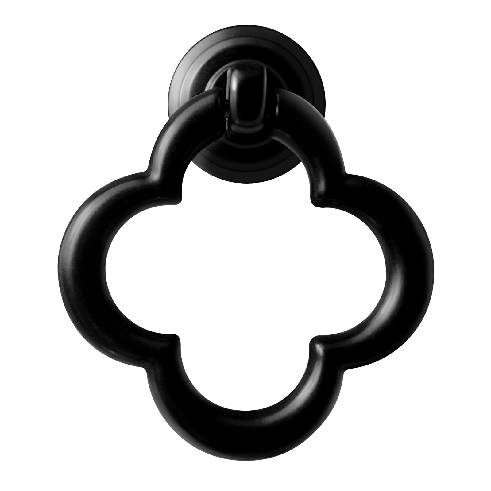 Photo 1 of TKWINKT 6 Pack Black Cabinet Knobs Zinc Alloy Drawers Knobs 1.97 inch (50mm) Kitchen Cabinet Door Knobs