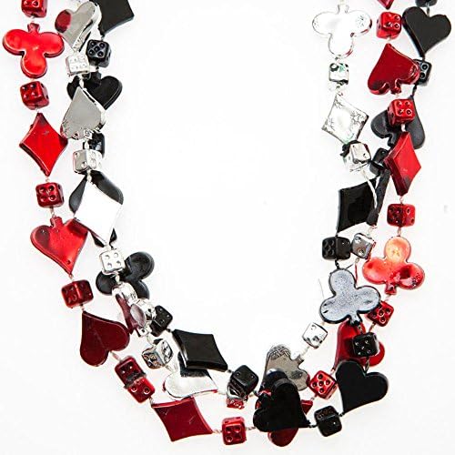 Card Suit Bead Necklaces