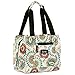 Nicole Miller of New York Insulated Lunch Cooler Bag - 11 Lunch Tote (Paisley Cream)