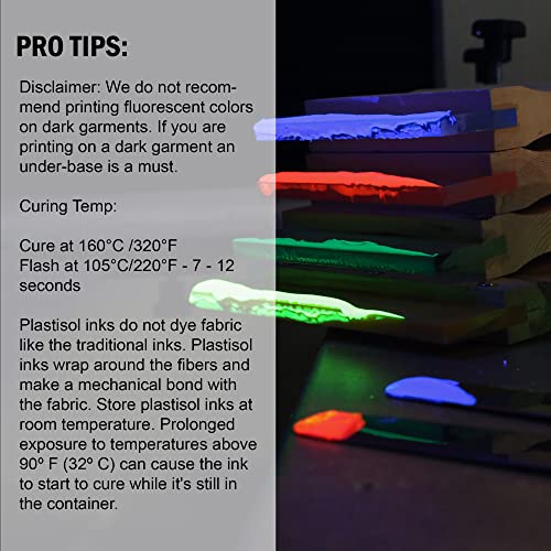 Rapid Cure® Fluorescent Green Screen Printing Ink (Pint 16oz