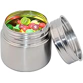 CoaGu 8oz Coffee Canisters: Premium 18/8 Stainless Steel Containers Perfect for Children's Lunches, Tea, Sugar, Coffee Storage, and Candy