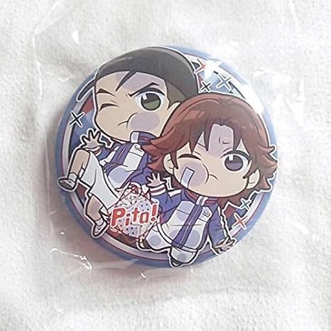 Amazon 新テニスの王子様 黄金ペア 菊丸英二 大石秀一郎 ぴたデフォメ缶バッジ テニプリ アニメ 萌えグッズ 通販