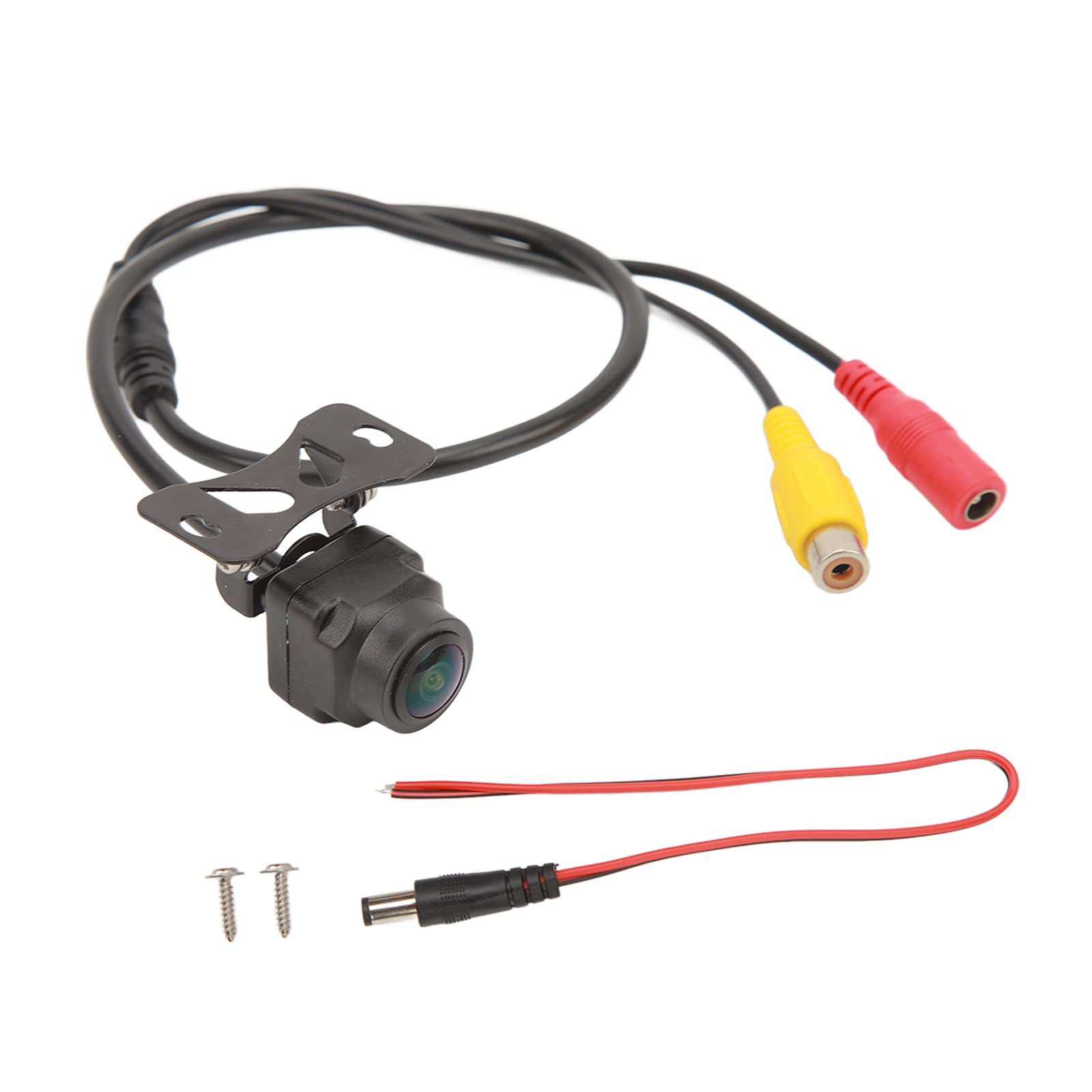 Rear View Camera, Backup Camera 180 Degree Wide Angle AHD Rear View Camera Waterproof Rear Camera for Car SUV RV Pickup (1080P)