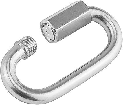Cuticate Outdoor Camping Living Stainless Steel Quick Link Lock D Ring Carabiner Hook Quickdraw Amazon Canada
