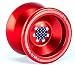 US Yo-Yo - Professional Yo-Yo by MhIL - Yoyo Toy Made of Alloy Aluminum Red for Tricks for Intermediate to Advance YoYo Players 3 Strings + Glove Included a non-responsive Yo-Yo