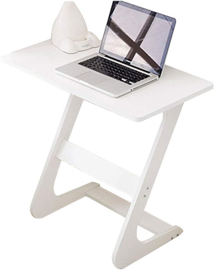 LAMXFTables consoles Z Type Blanc Table D'ordinateur Portable Simple