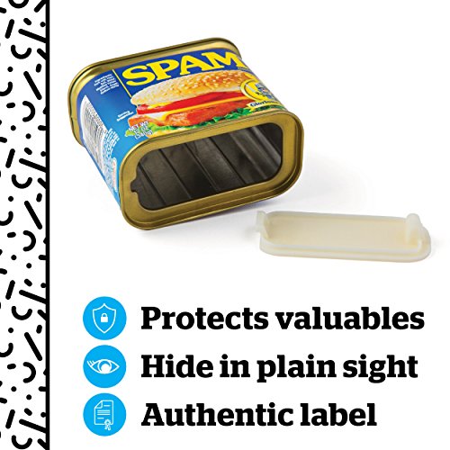image for BigMouth Inc SPAM Can Safe - Great Hiding Place for Storing Valuables,