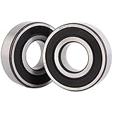XiKe 2 Pack Lawn Mower Spindle Precise Ball Bearing, Replace MTD 941-0919, 741-0919, Husqvarna 532129895, 129895 & More, Quiet High Speed and Long Life.