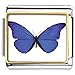 LuckyJewelry Butterfly Etched Italian Charms Sale Cheap fit Nomination Link Bracelet