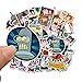 Philip J.Fry Futurama Cartoon Waterproof Laptop Stickers Waterproof Skateboard Snowboard Car Bicycle Luggage Decal 50pcs Pack (Futurama)
