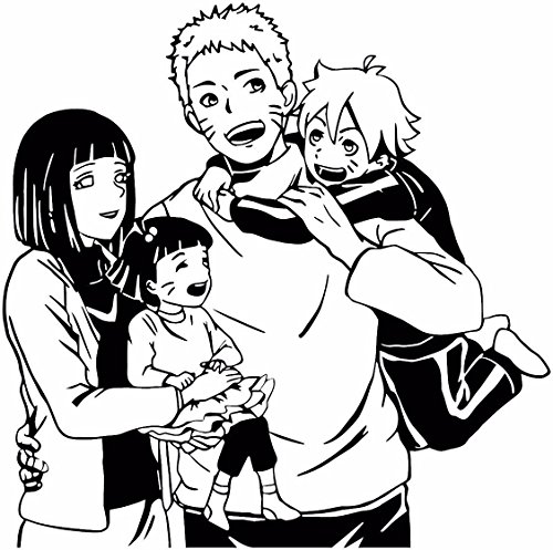 Naruto -- Hinata Boruto Himawari Anime Decal Sticker for Car/Truck/Laptop (5.5" x 5.5")