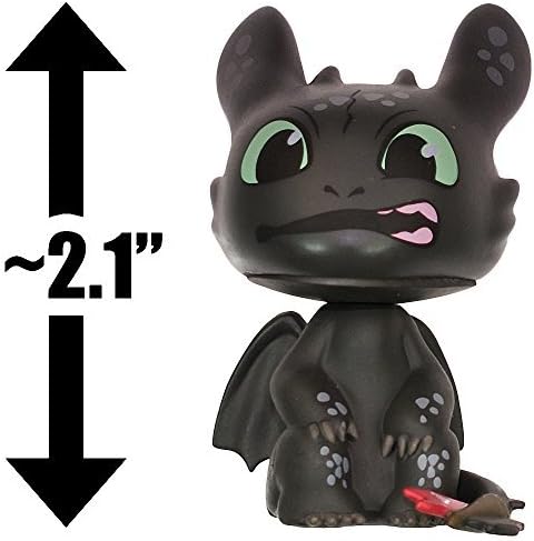 Toothless (Chaser): ~2" How to Train Your Dragon 2 x Funko Mystery Minis Vinyl Mini-Figure Series
