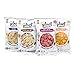 Plant Snacks Variety Pack - Cheddar, Sea Salt, Beet with Goat Cheese, Super Seeds Cassava Root Chips, Vegan, Big-8 Allergen Free, Non-GMO, Gluten and Grain Free, No Added Sugar, 5 oz Bags, Pack of 4