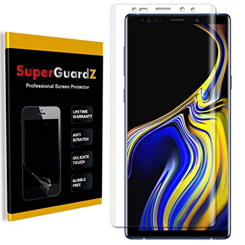 [3-Pack] for Samsung Galaxy Note 9 Screen Protector [3D Curved Full Coverage], SuperGuardZ, Anti-Glare, Matte, Anti-Fingerprint [Lifetime Replacement]