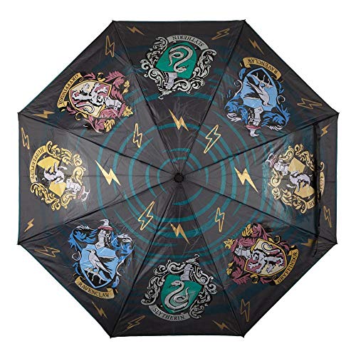 Bioworld Harry Potter Hogwarts Houses Color Changing Umbrella