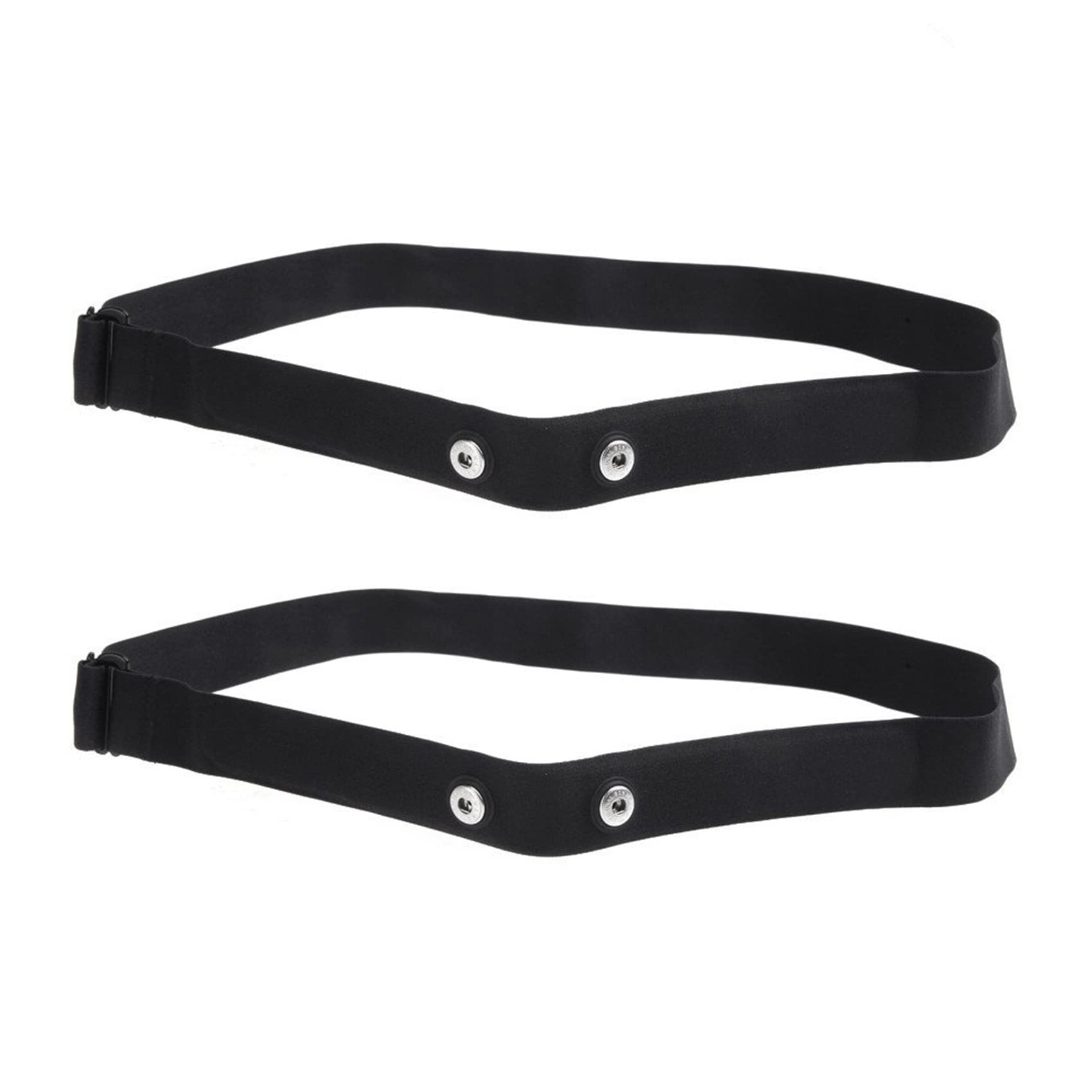 Tyuooker 2Pcs Elastic Heart Rate Chest Strap Bands for Geonaute Heart Rate Sensor Chest Belt