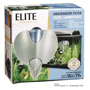 Hagen Elite Stingray 15 Underwater Aquarium Filter, 12.45 x 12.7 x 4.32 cm