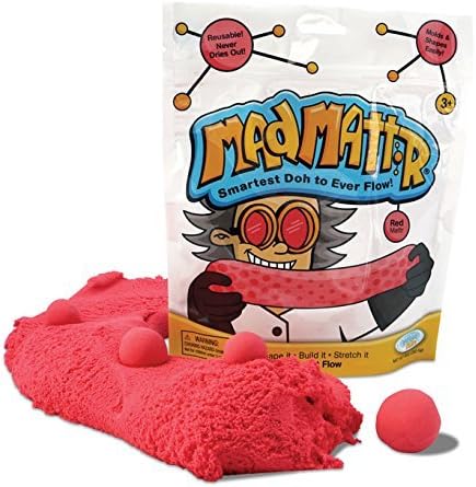 Waba WAB-210300 10 oz Red Mad Mattr Soft Modeling Craft by Waba