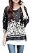 iNewbetter Womens Floral Batwing Sleeve Chiffon Beach Loose Blouse Tunic Tops (Pattern 23) one size