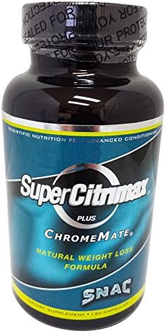 SNAC Super Citrimax Plus Chromate Natural Weight Loss Formula, 120 Capsules