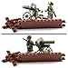WW2 Heavy Infantry Army Soldiers with Artillery - Military Building Block Model