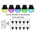 Lumen8 Wi-Fi 7W Multi-Colored Smart LED Light Bulb; Smartphone Controlled, Dimmable - Works with iPhone, Android Phone and Tablets (WF7WS1)